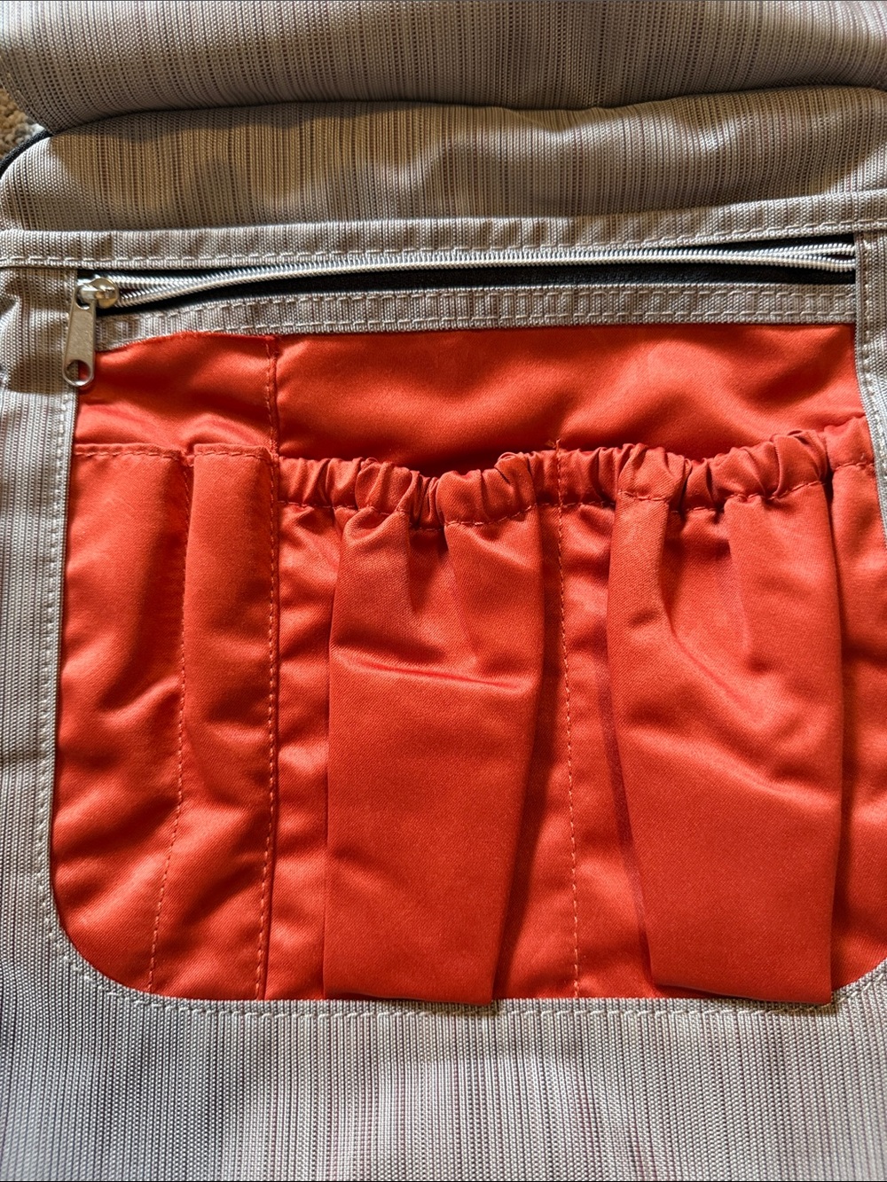 Eagle Creek Gray Orange Crossbody Shoulder Bag - Compact Everyday Carry - Picture 6 of 11